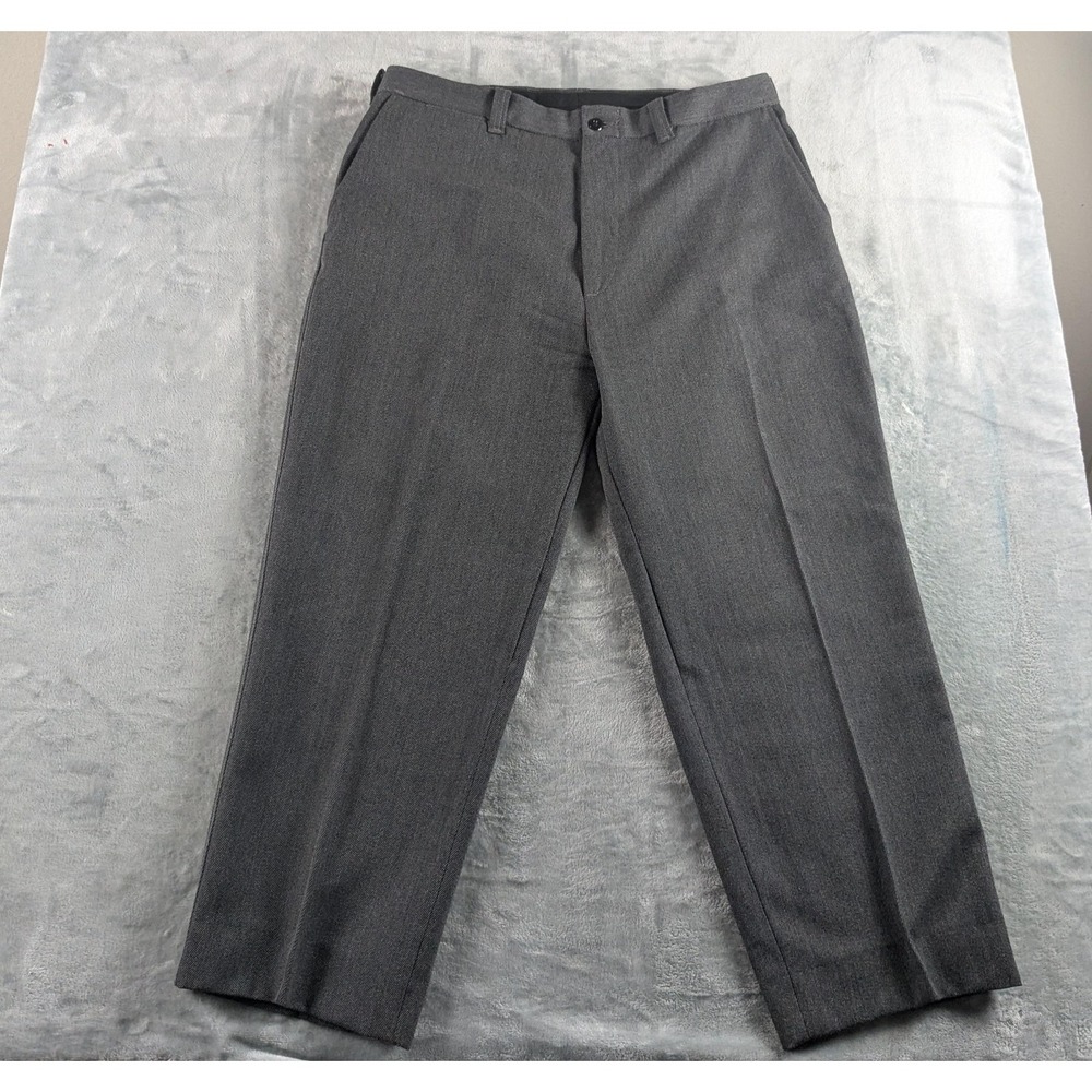 VTG Filson Pants Mens 40x28.5 Gray Wool Dress Straight USA Made Trousers READ